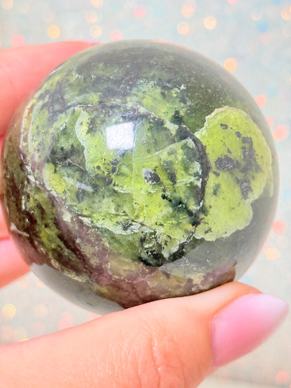 Nephrite Jade Sphere