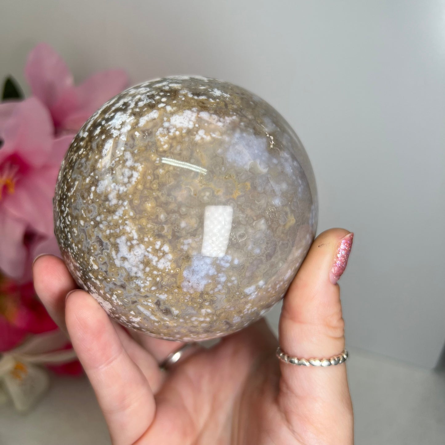 XL Ocean Jasper Sphere