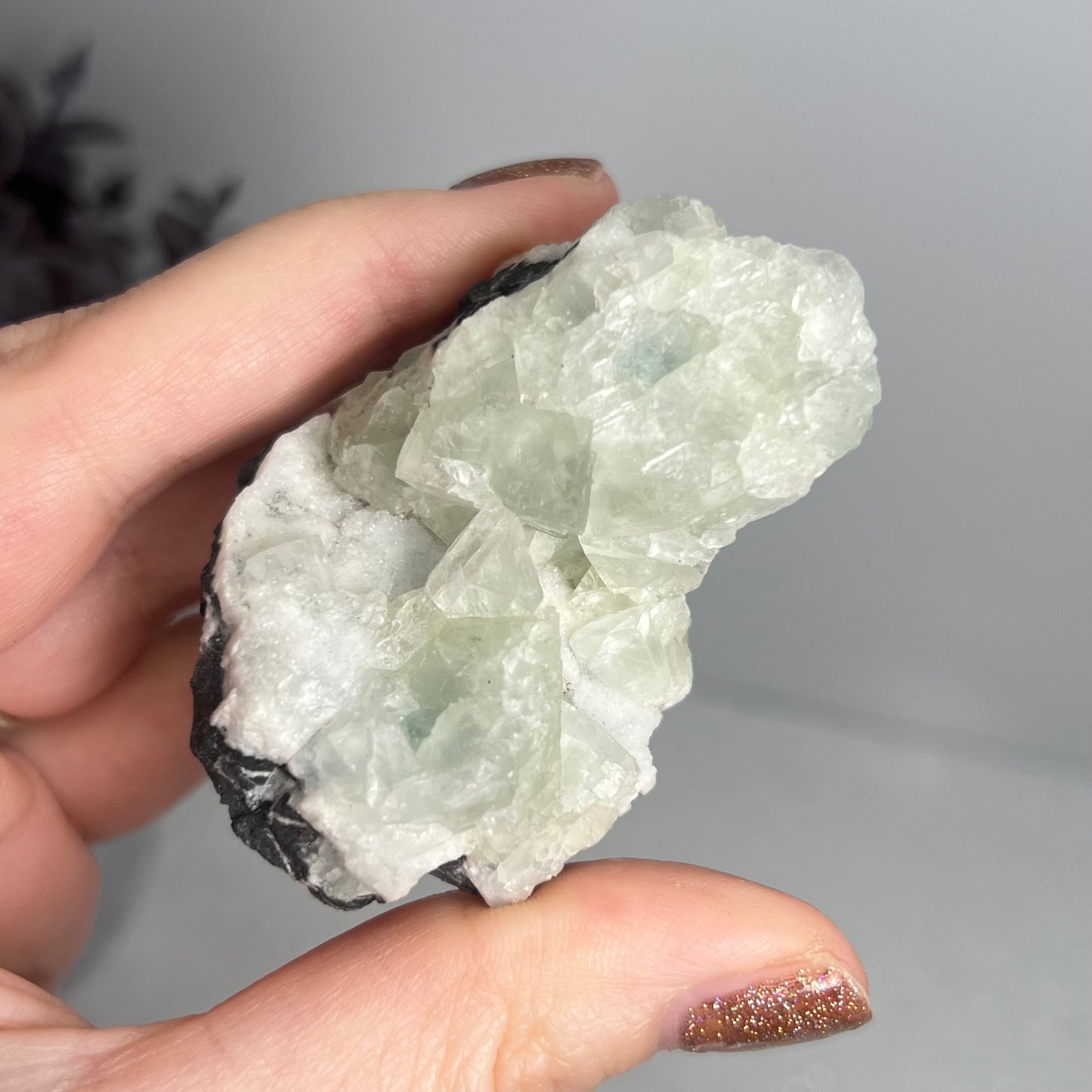 Fluorite on Sphalerite Specimen