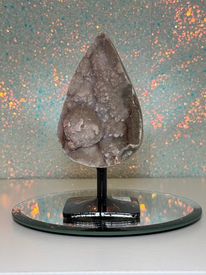 Green Sugar Amethyst Tear Drop