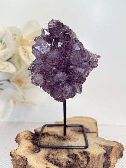 Amethyst Raw On Stand