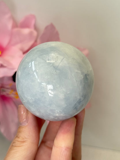 Blue Calcite Sphere