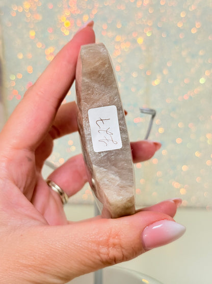 Moonstone Moon On Stand