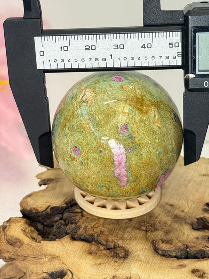 Ruby In Fuschite Sphere