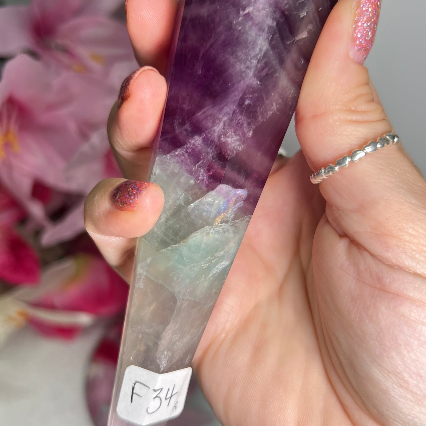 Fluorite Wand With Stand