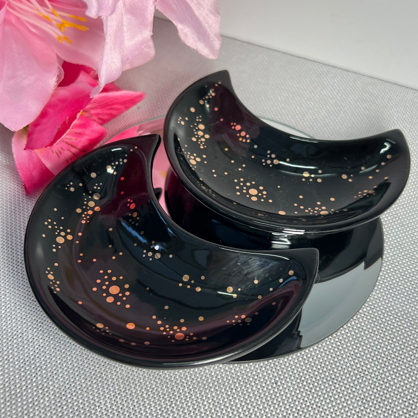 Ceramic Moon Trinket Dish