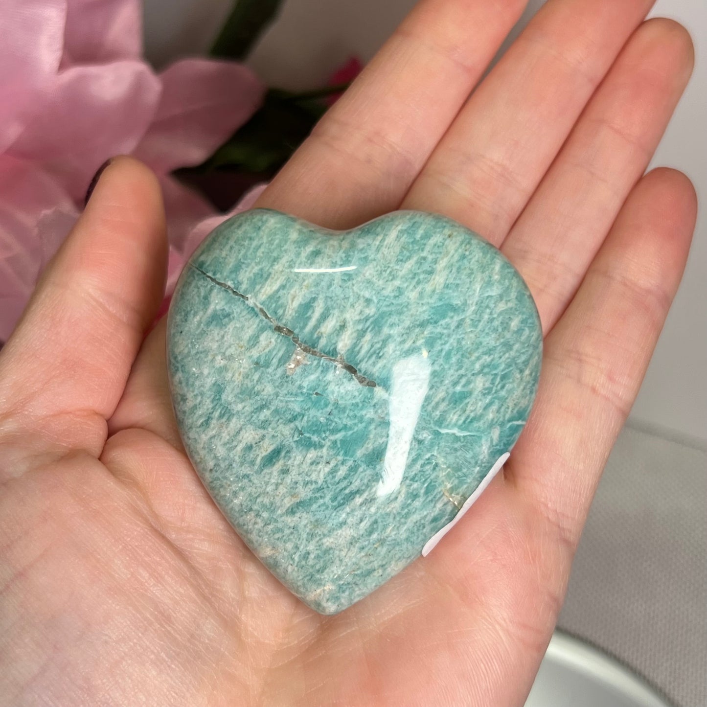 Amazonite Heart