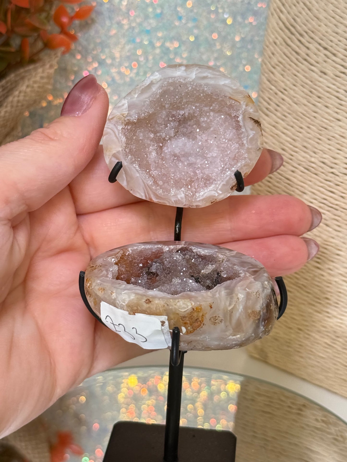 Druzy Agate Ring Display Box
