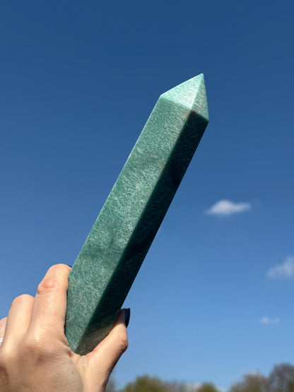 XL Amazonite Point 1.3kg 32cm