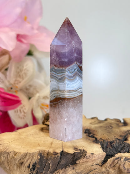 Amethyst x Mexican Agate Point