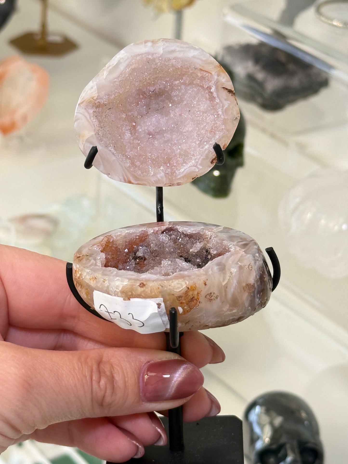 Druzy Agate Ring Display Box