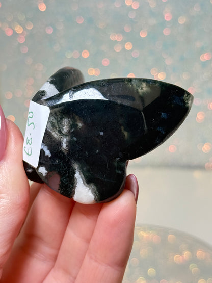 Moss Agate Butterfly