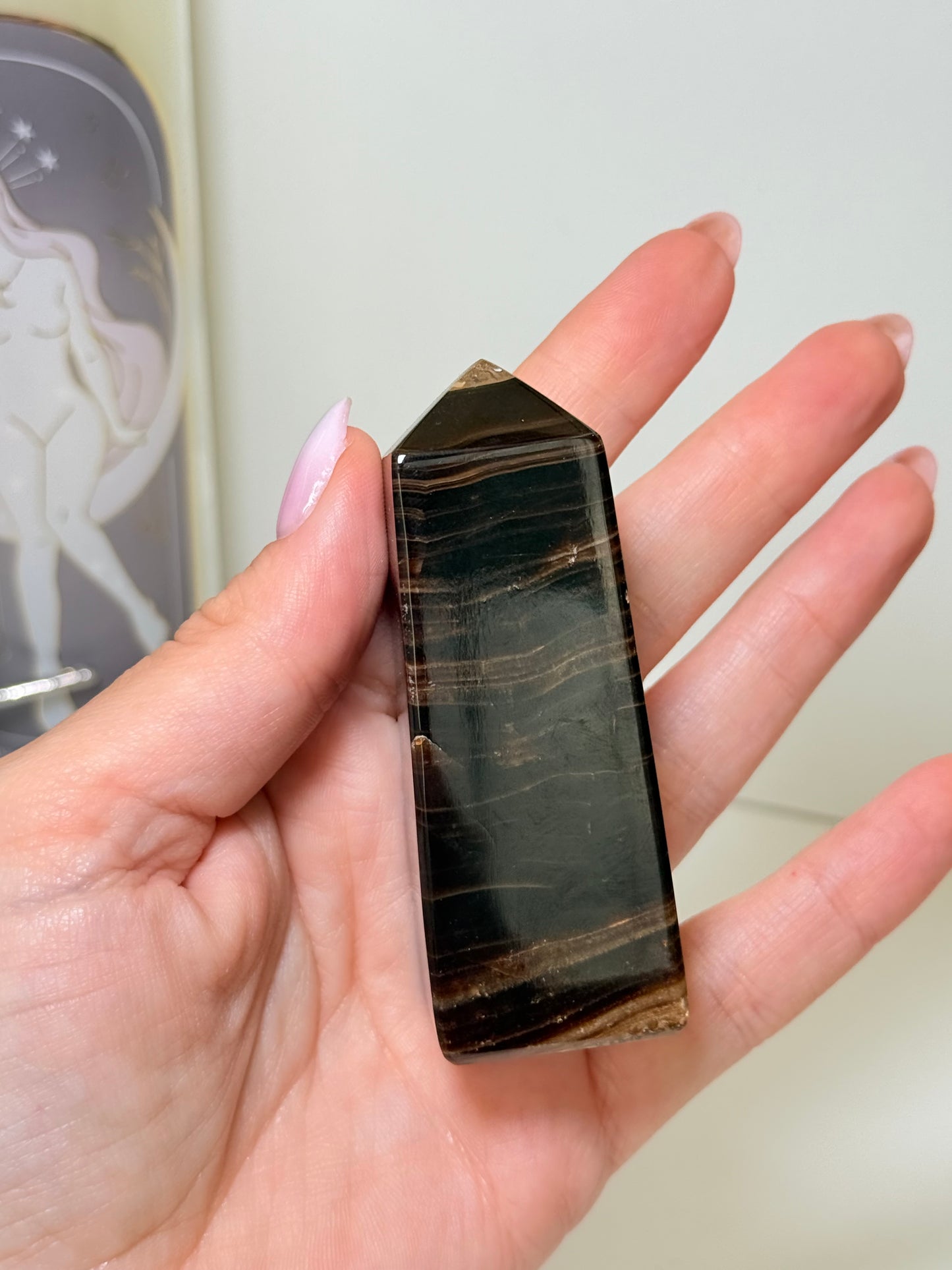 Chocolate Calcite Tower