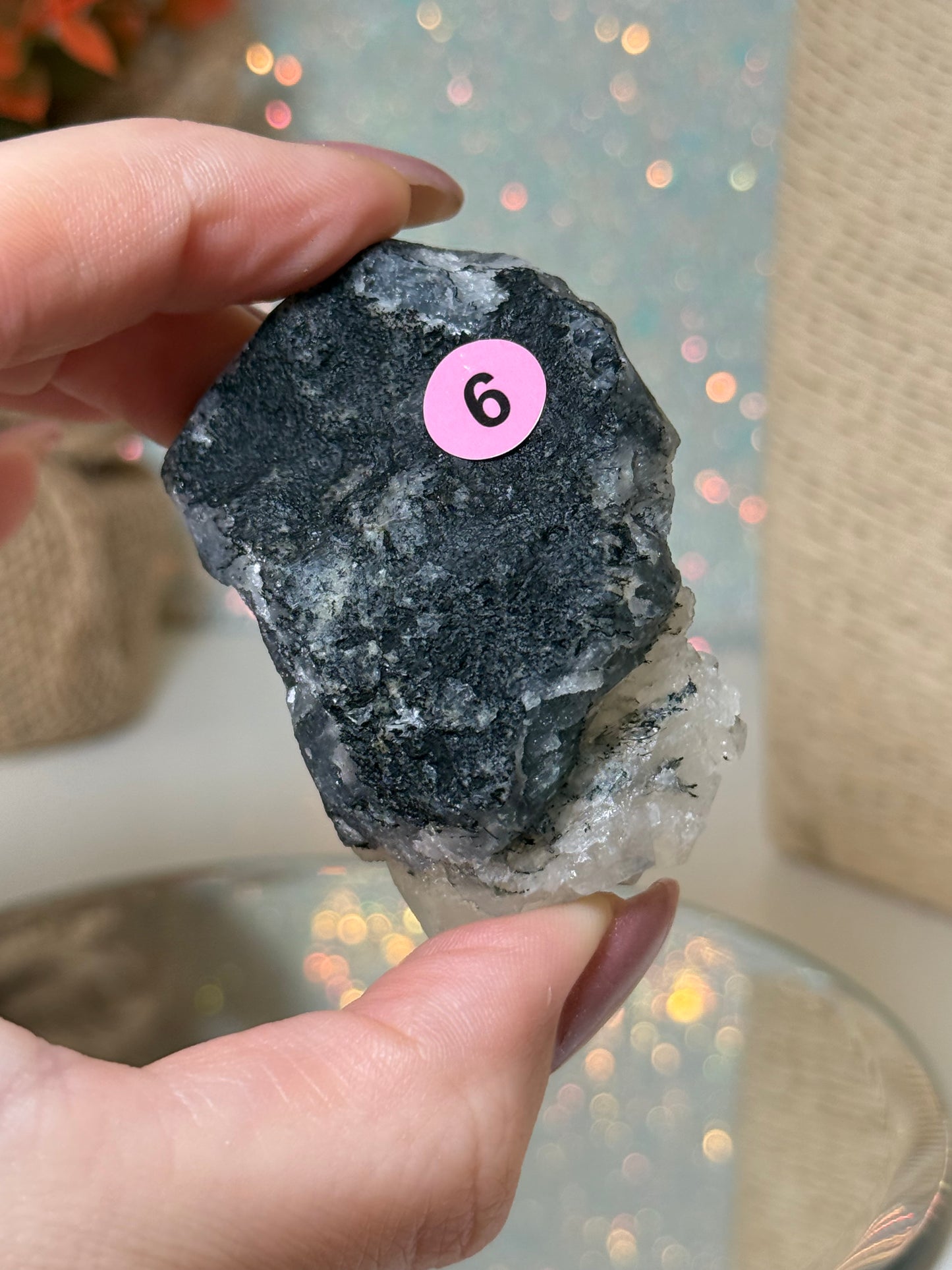 Black Chalcedony & Apophyllite