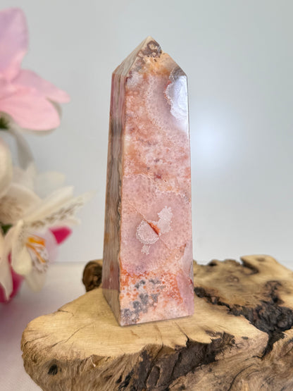 Pink Crazy Lace Agate Tower (Indonesia)