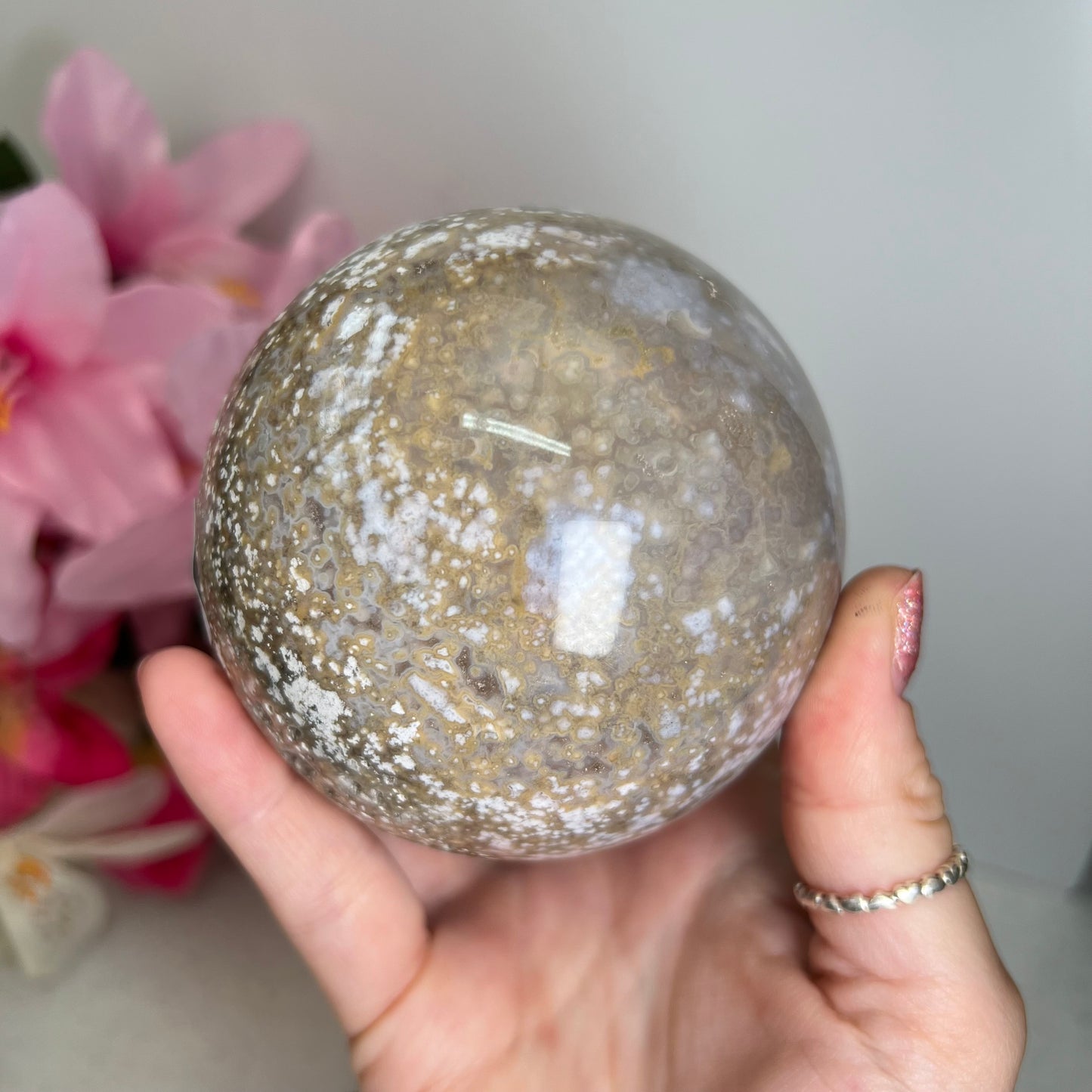 XL Ocean Jasper Sphere