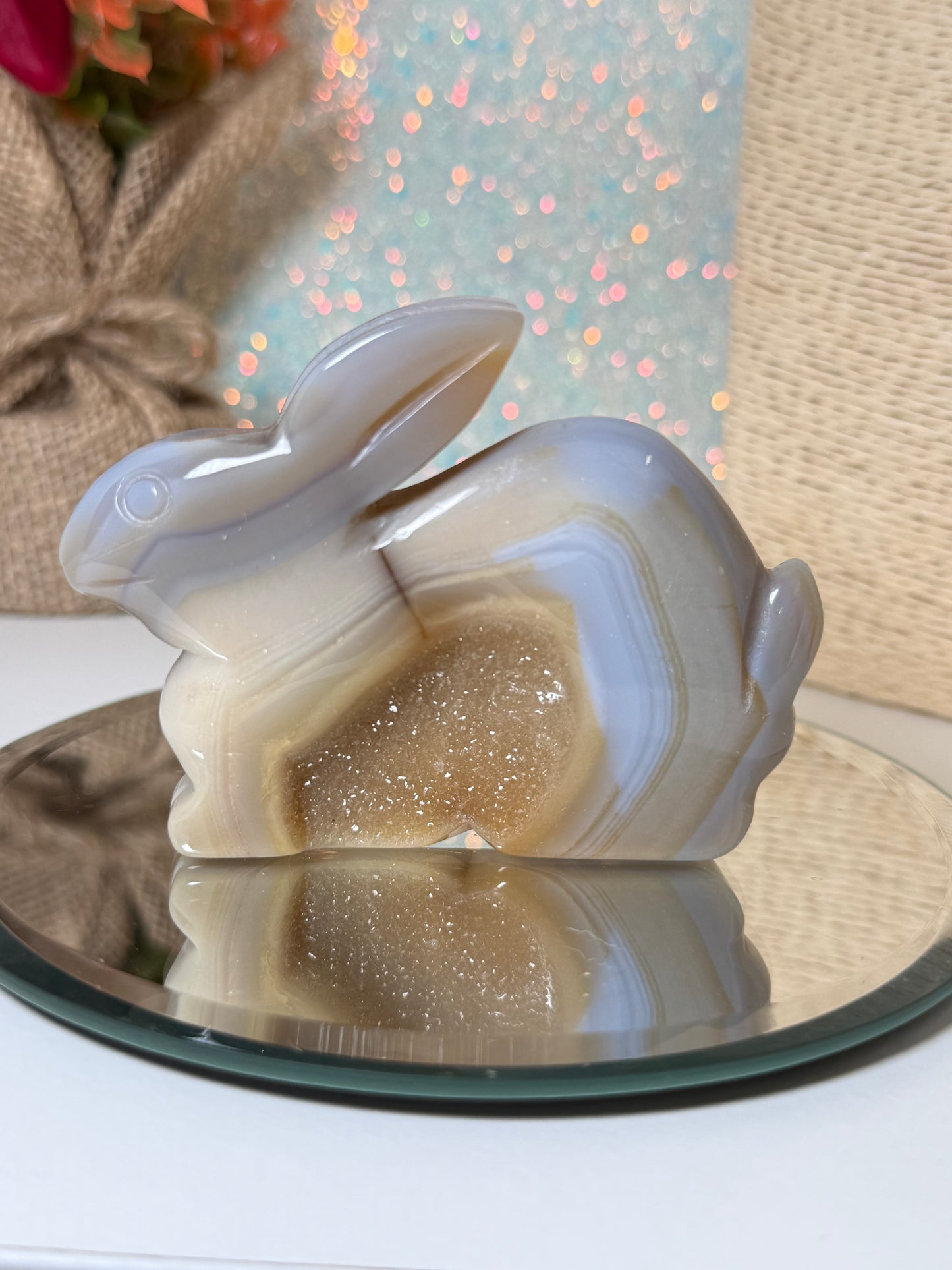 Druzy Agate Rabbit