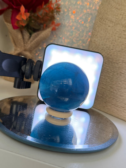 Blue Fluorite Sphere