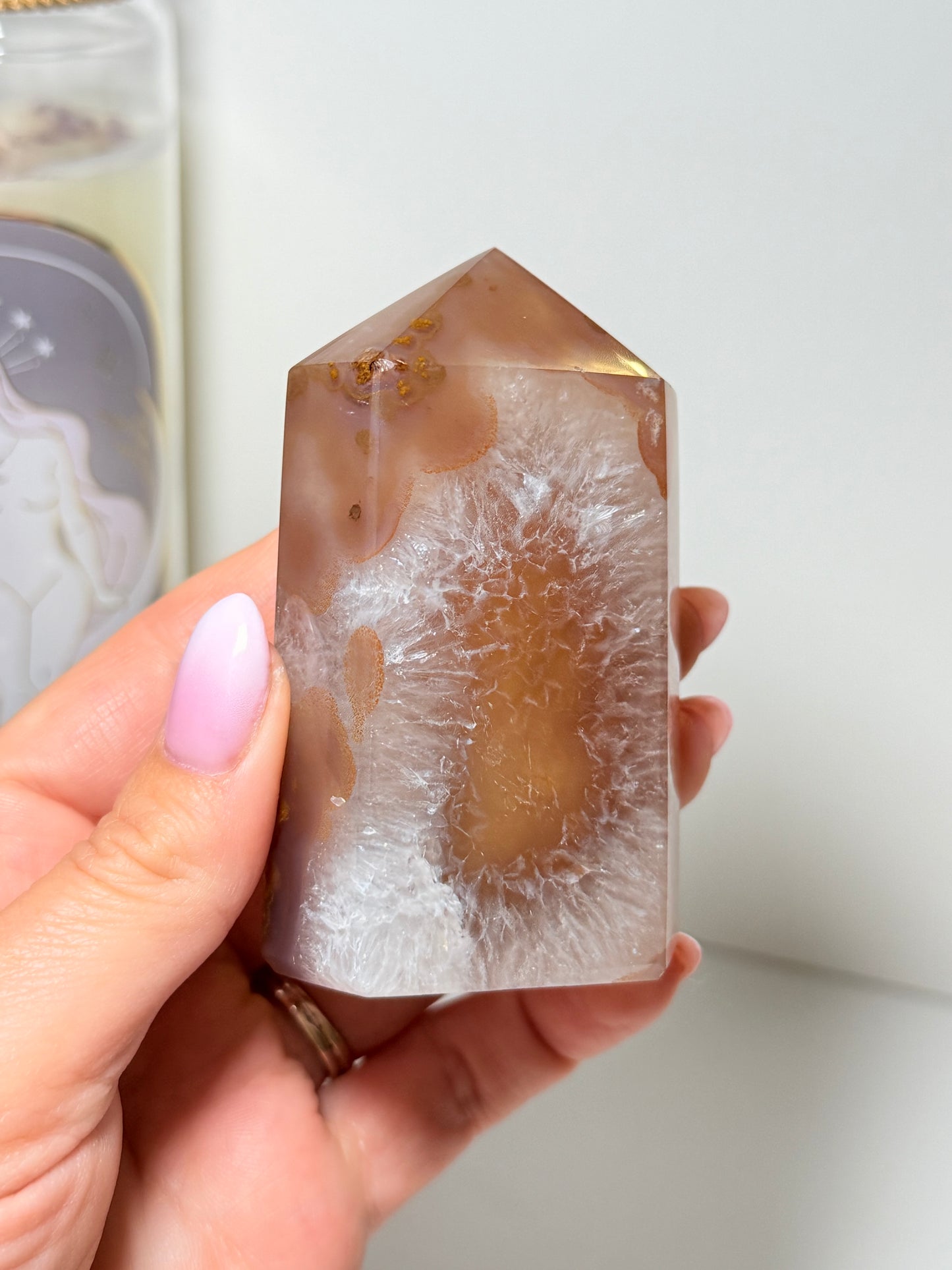 Brazilian Agate Tower