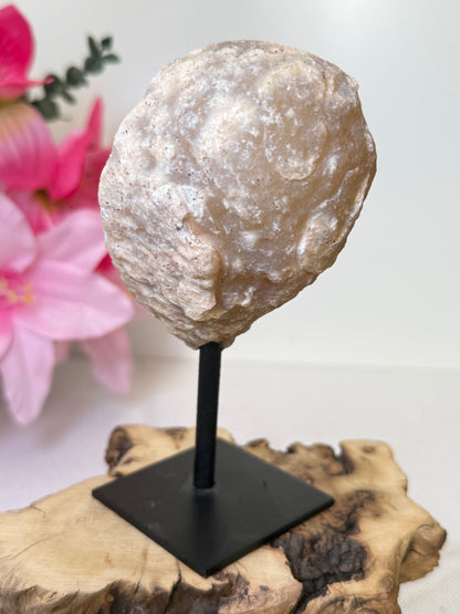 Agate Geode On Stand