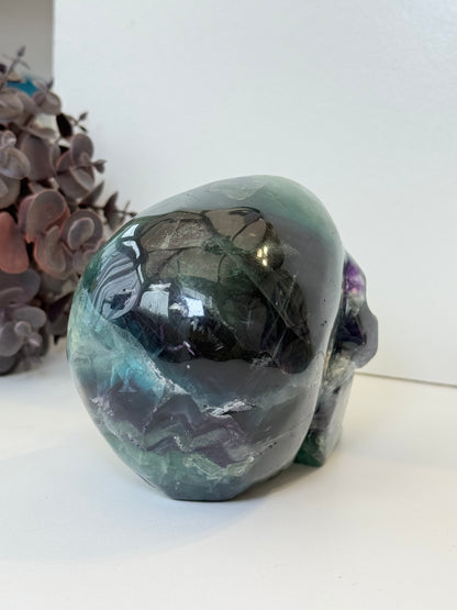 Large 1.5kg Fluorite Skull
