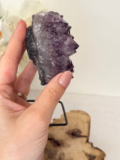 Amethyst Raw On Stand
