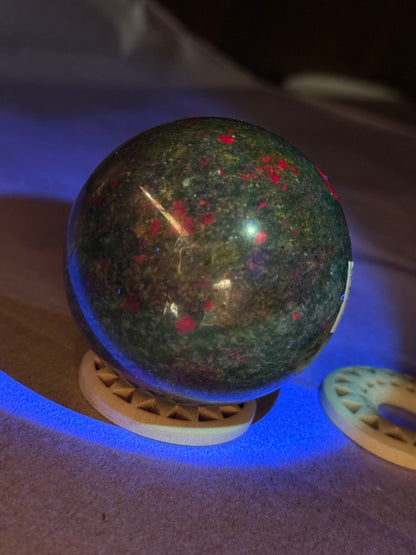 Ruby In Fuschite Sphere