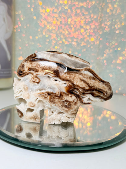 Chocolate Calcite Zuni Bear (C)