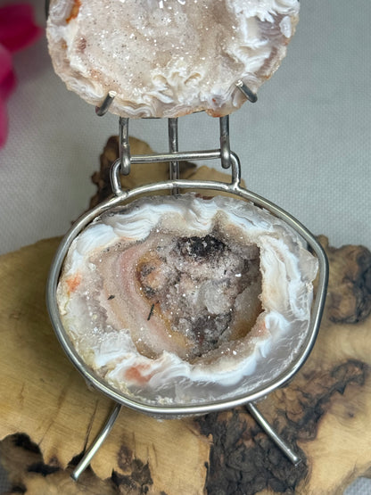 Agate Geode Ring Box