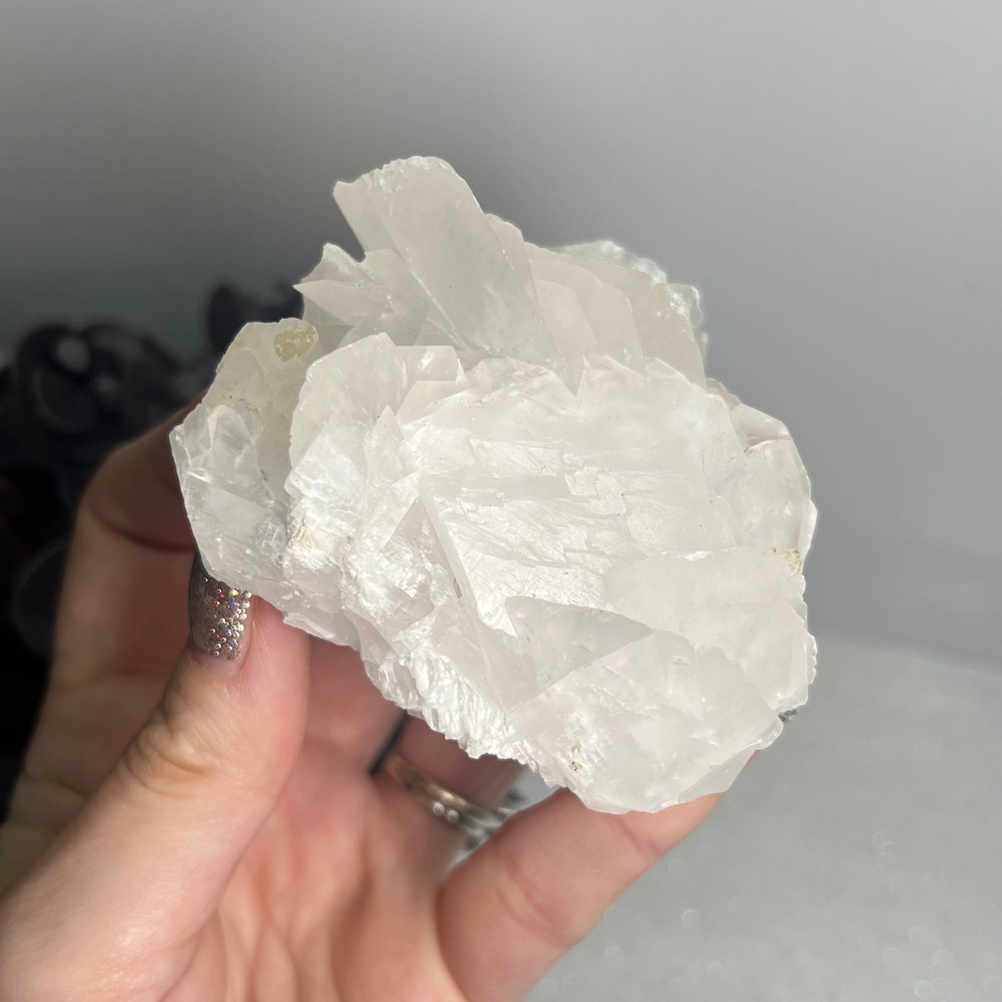 Large Raw Petal Calcite Specimen (UV Reactive)