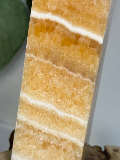 Large Yellow Calcite Tower