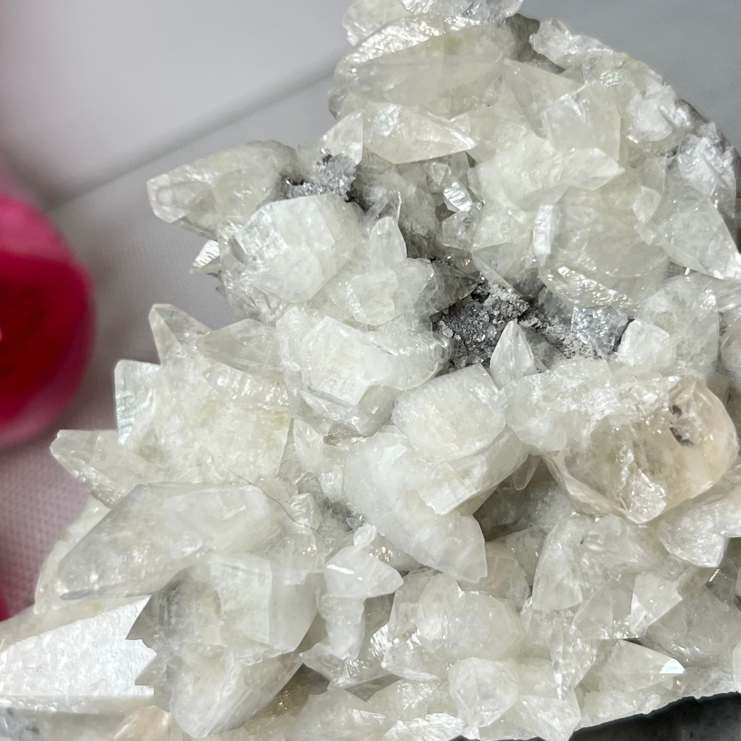 Diamond Calcite Cluster