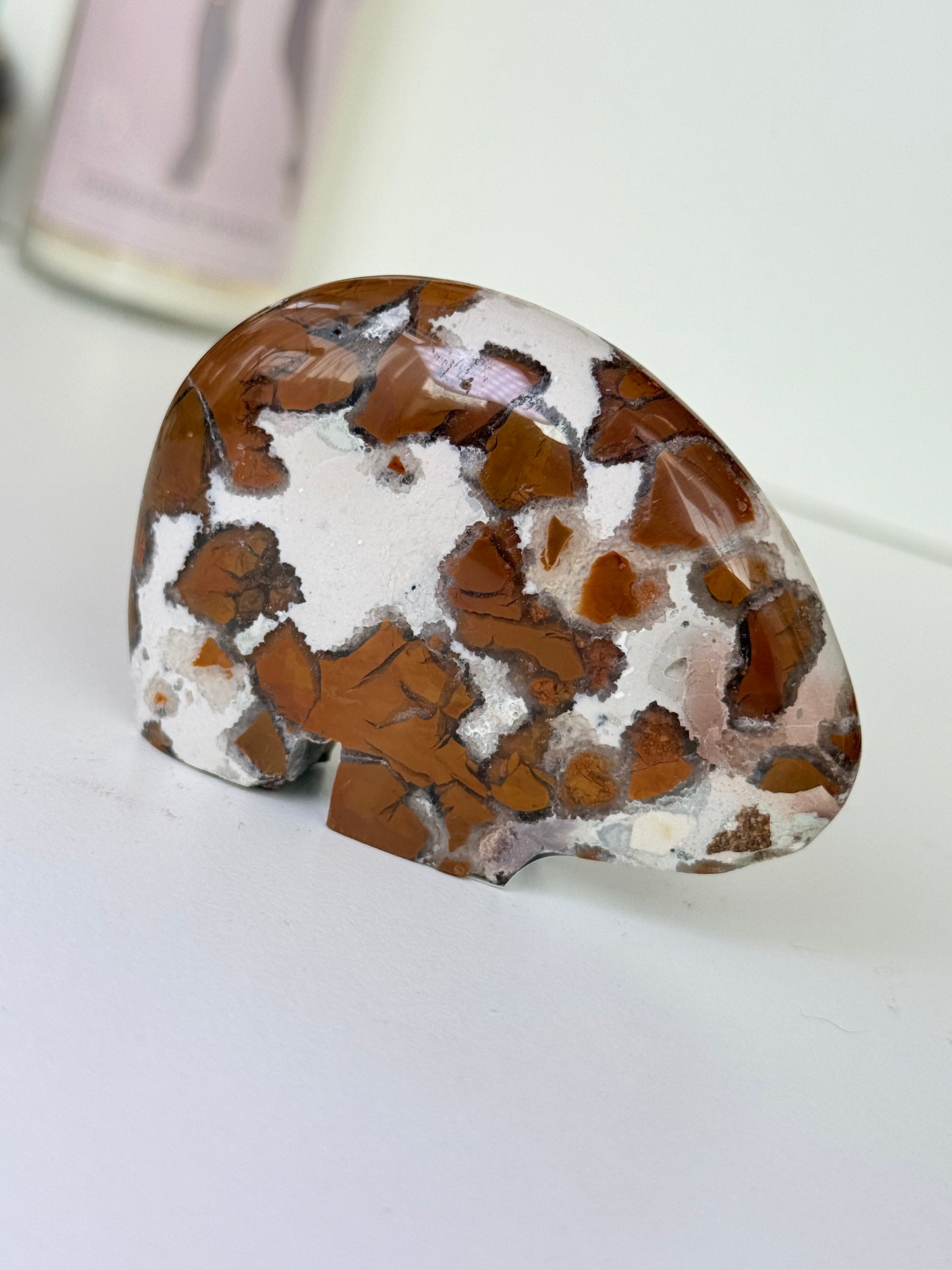 Brecciated Jasper Zuni Bear