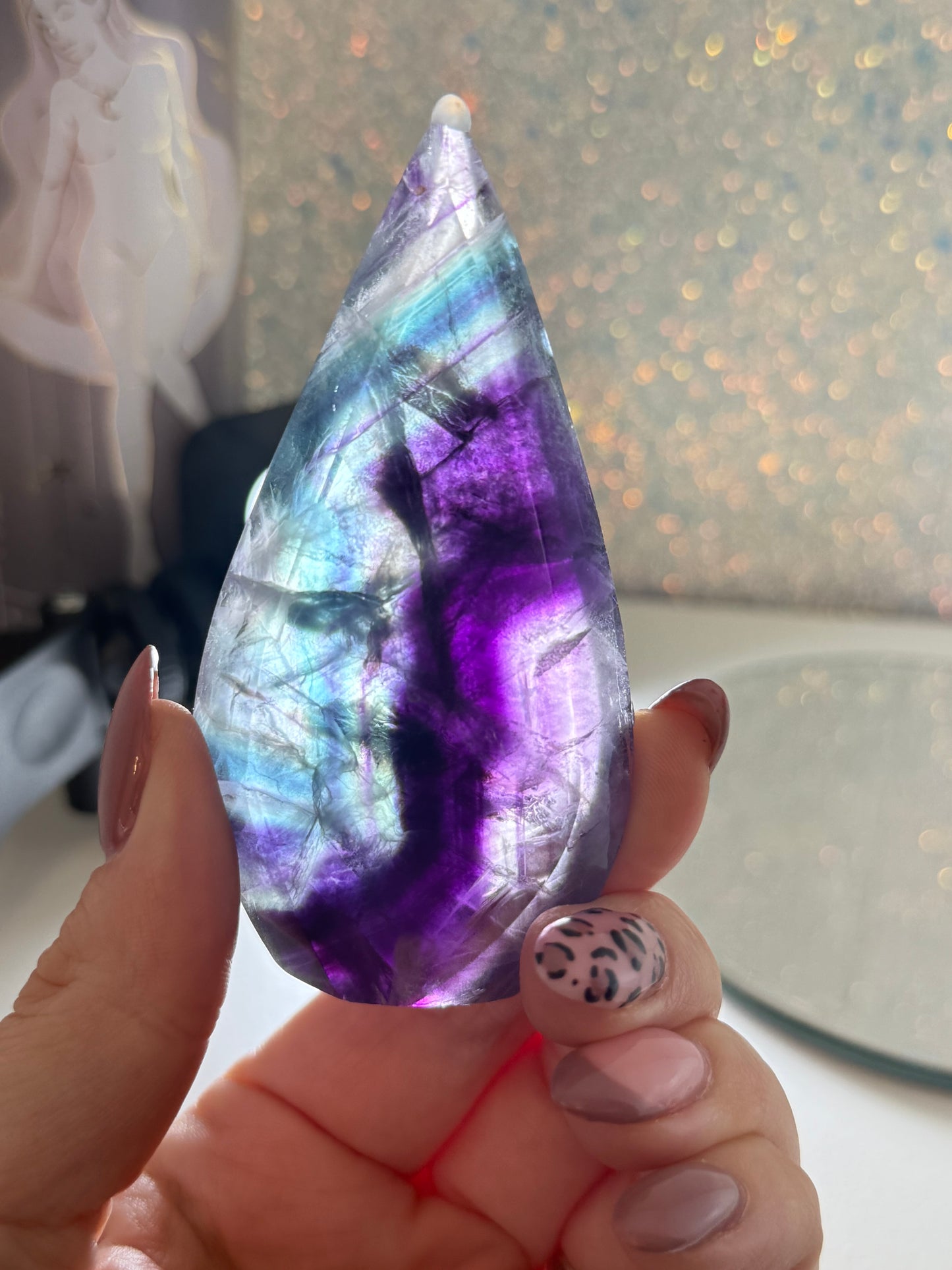 Fluorite Teardrop