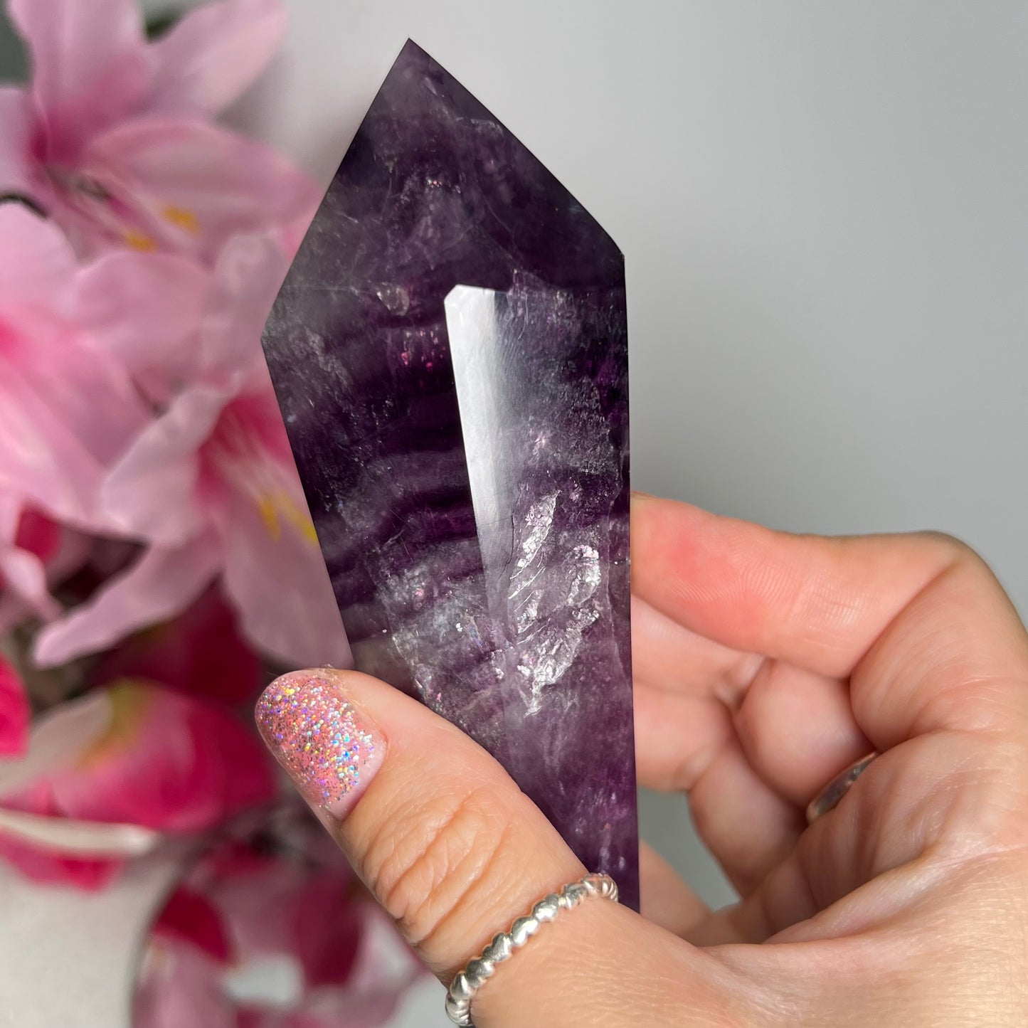 Fluorite Wand With Stand