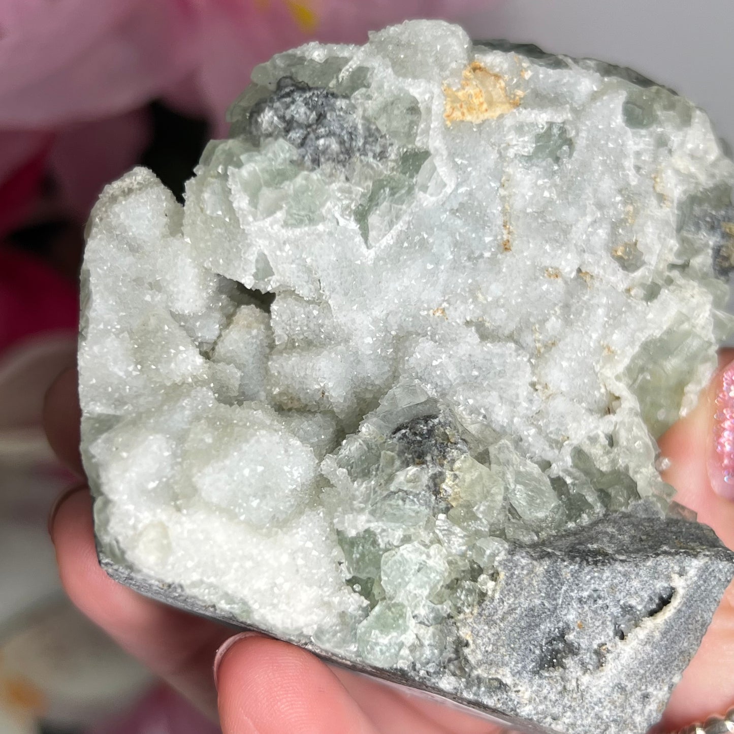 Fluorite on Sphalerite Specimen