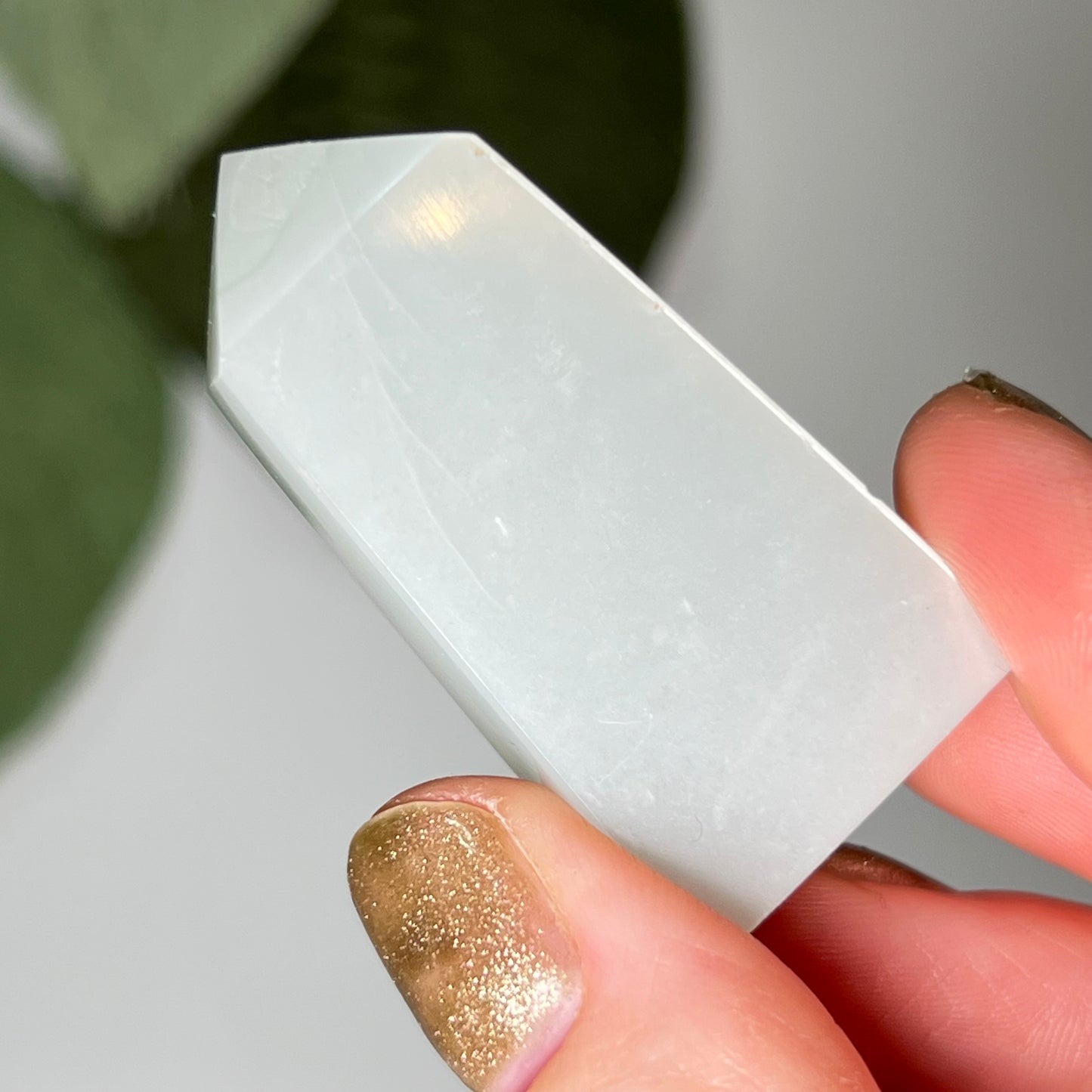 High Quality Sage Green Moonstone Tower