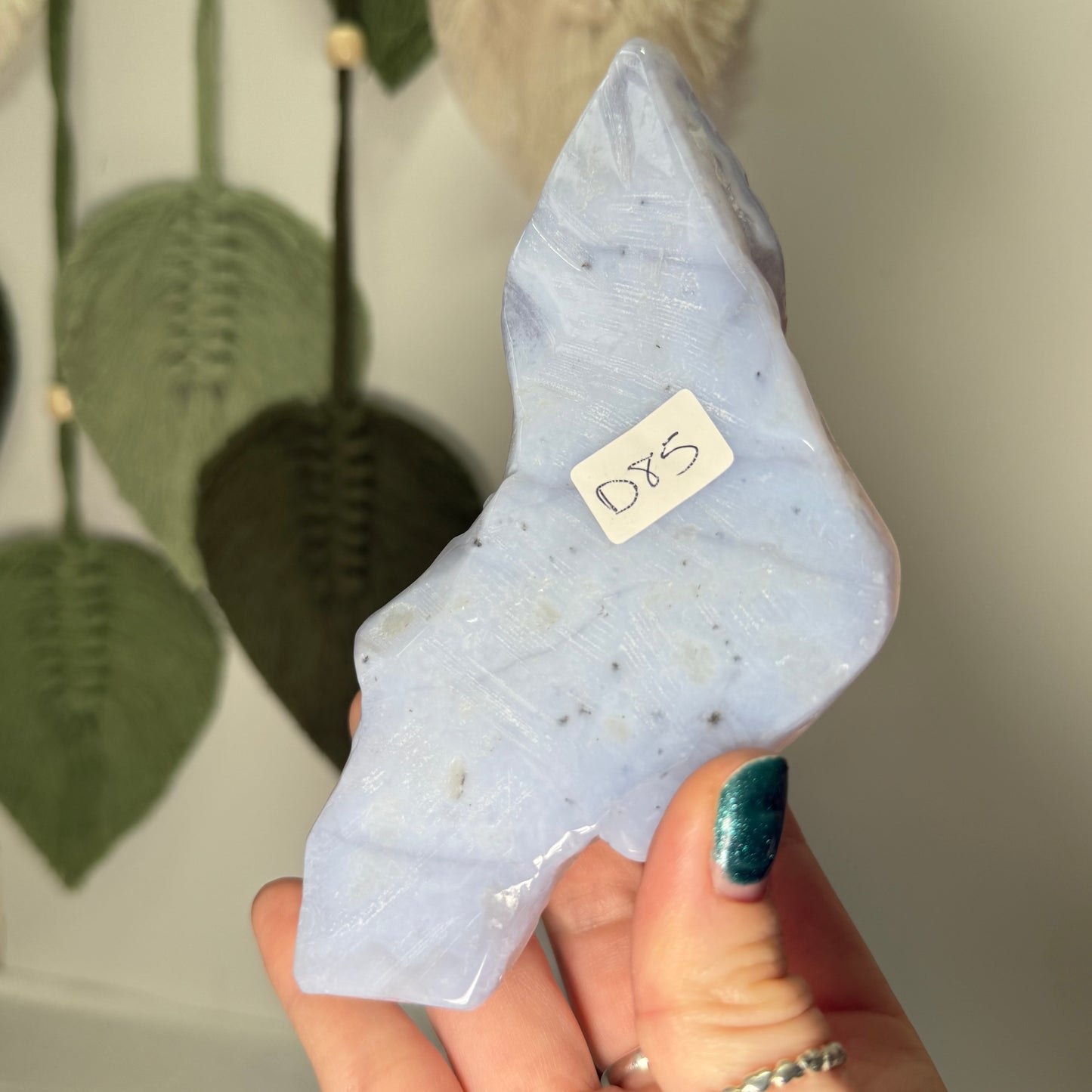 Blue Lace Agate Sea Theme Carving