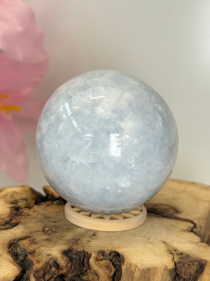 Blue Calcite Sphere