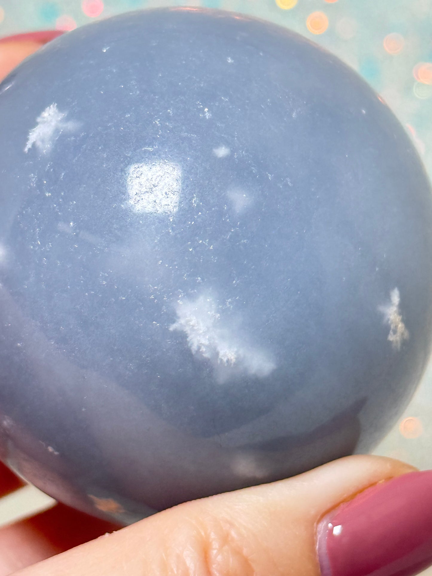 Angelite Sphere