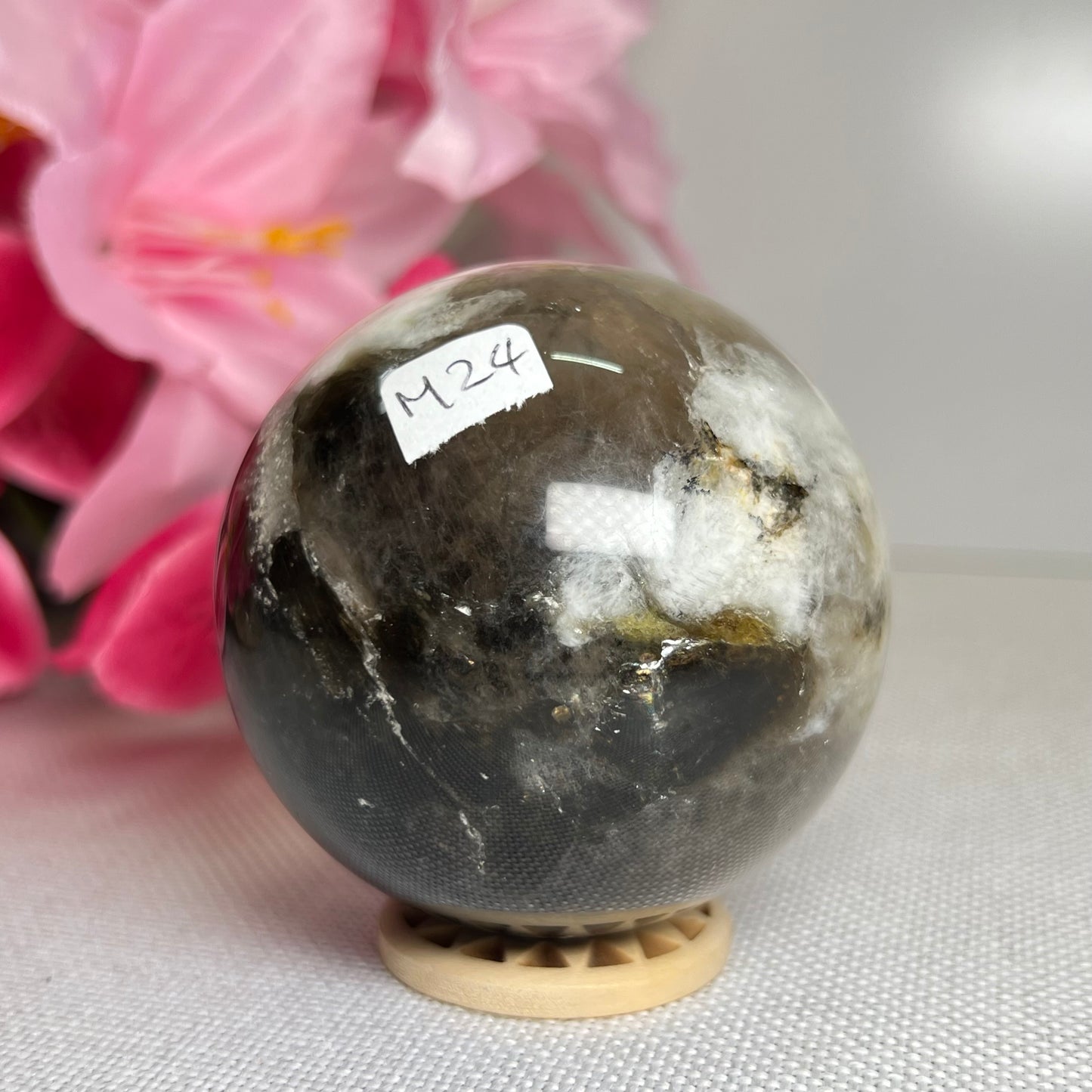 Smoky With Mica Sphere