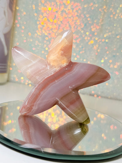 Pink Banded Onyx Starfish