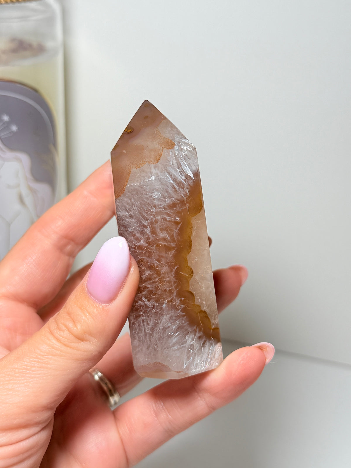 Brazilian Agate Tower