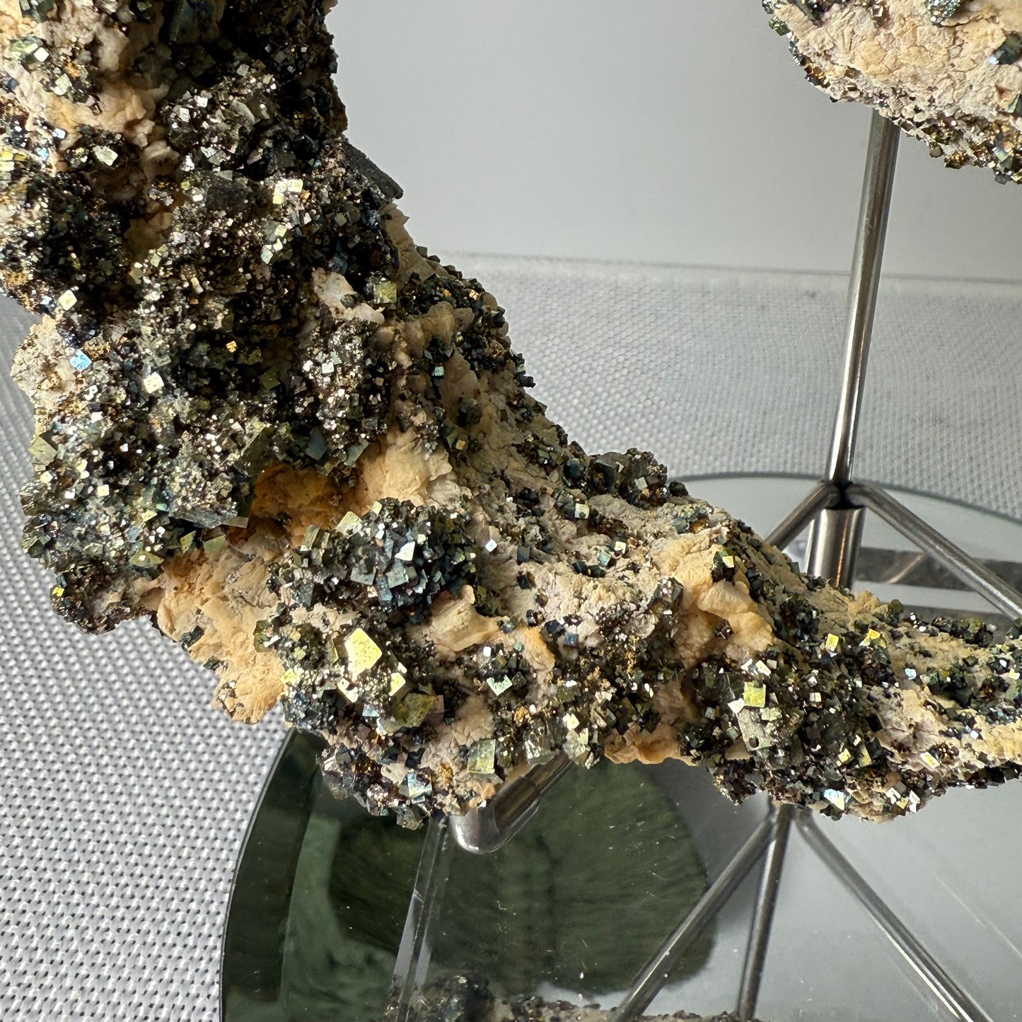 Chalcopyrite On Matrix (Heart Shape!)