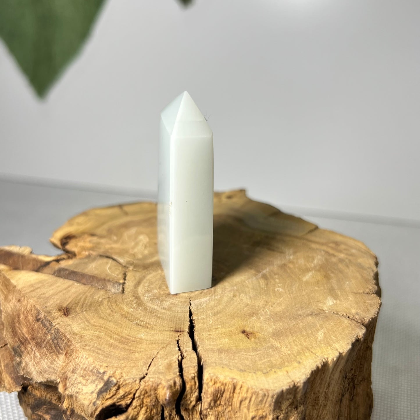 High Quality Sage Green Moonstone Tower