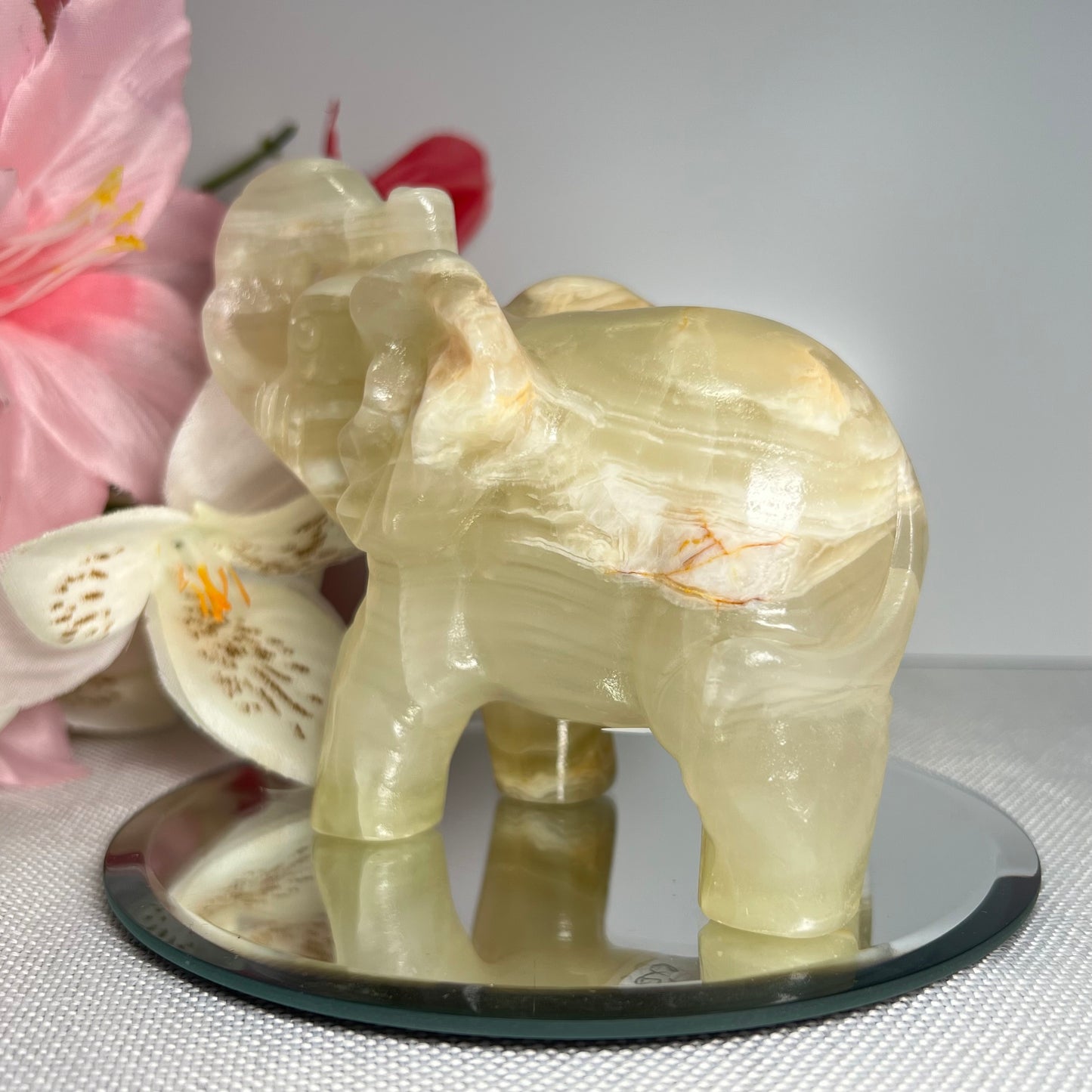 Afghan Jade Large Elephant