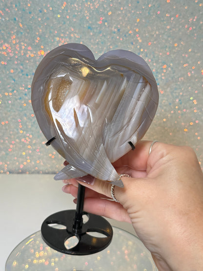 Druzy Agate Angel Wings