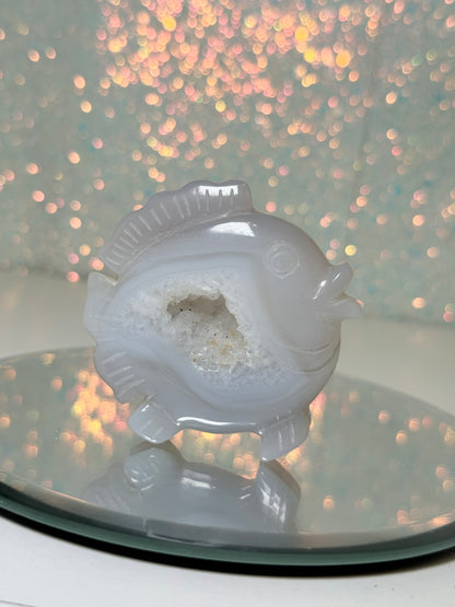 Druzy Agate Fish (B)