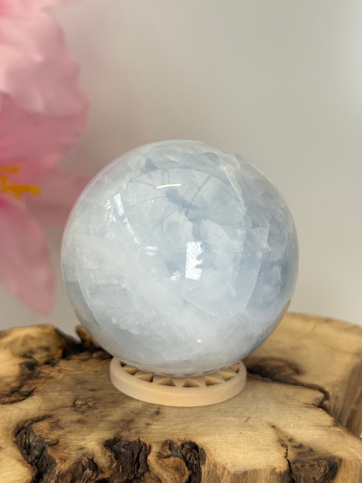 Blue Calcite Sphere