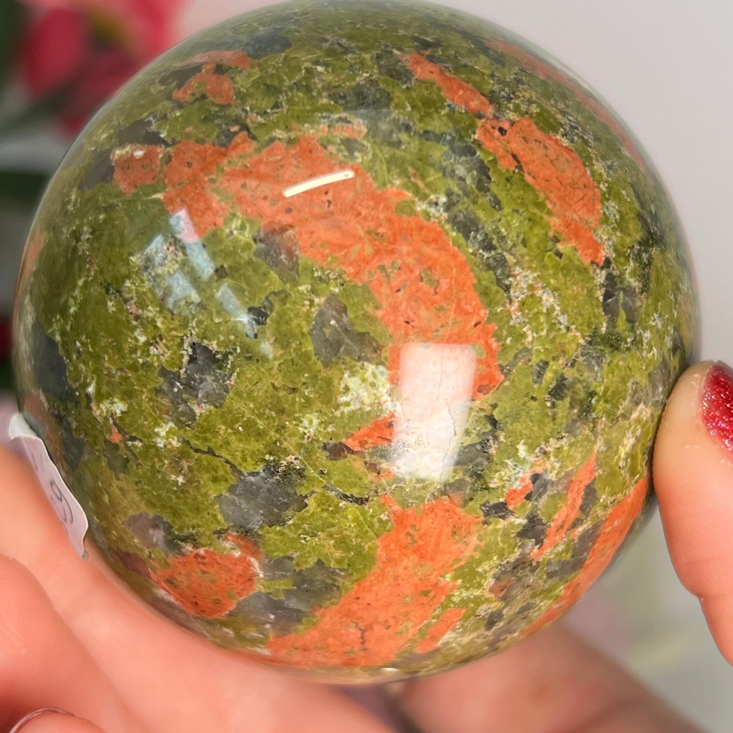 Large Unakite Sphere